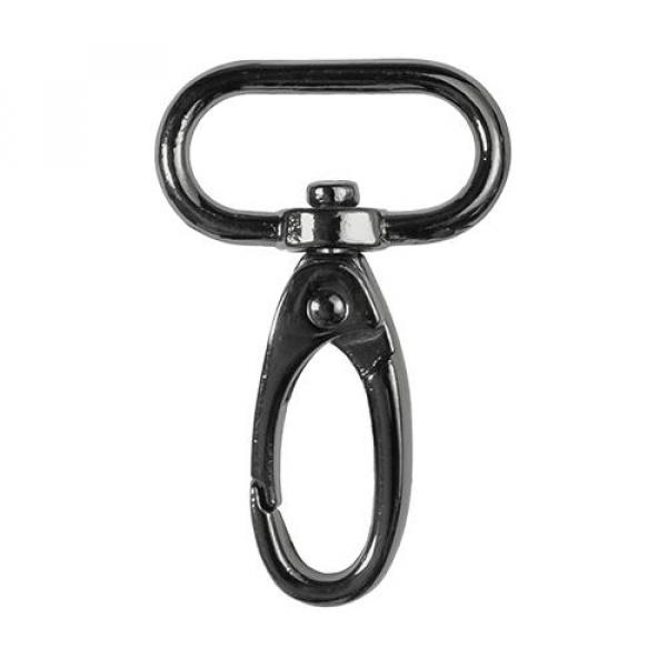 Metall-Karabiner 2,5cm  Breite Gunmetal